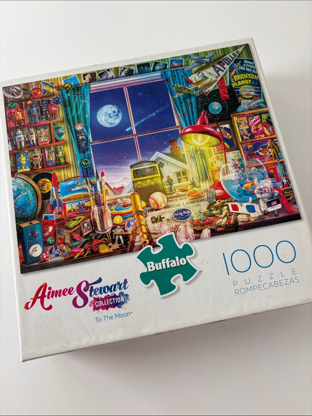 Rare Aimee Stewart Buffalo To The Moon 1000 Piece Jigsaw Puzzle